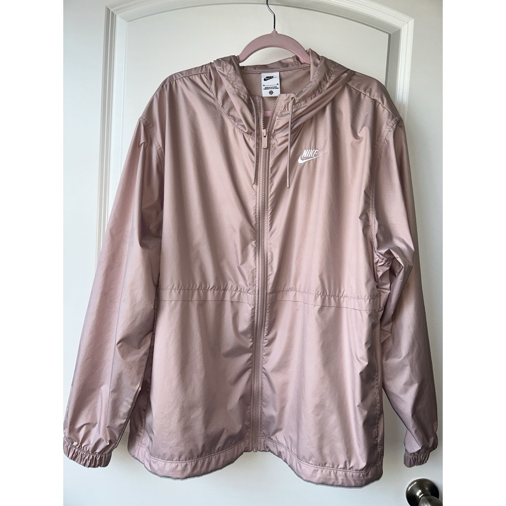 Nike Sportswear Womens Essential Repel Windrunner Jacket Pink Sz 2X